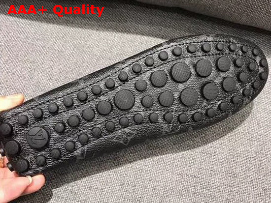 Louis Vuitton Gloria Loafer Monogram Eclipse Canvas Replica