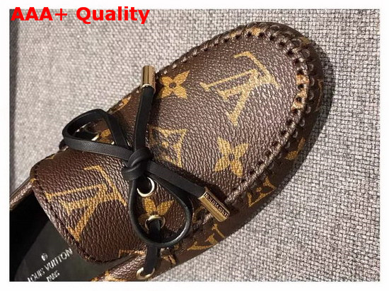 Louis Vuitton Gloria Loafer Patent Monogram Canvas Replica