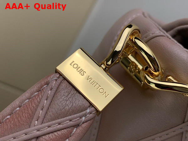 Louis Vuitton Go 14 MM Bag in Beige and Pink Lamb Leather Replica