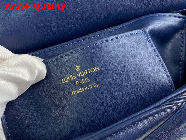 Louis Vuitton Go 14 MM Bag in Navy Blue Lamb Leather M23682 Replica