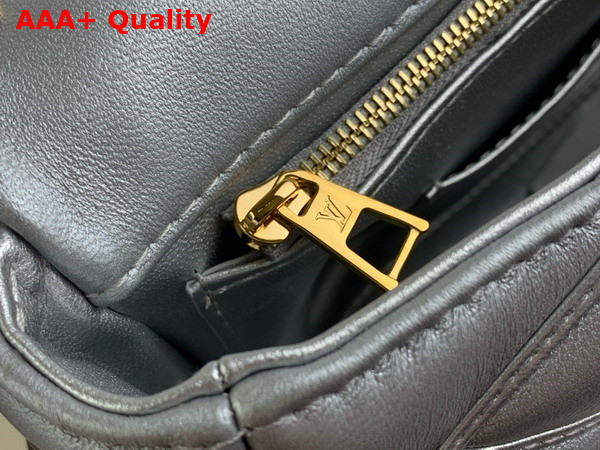 Louis Vuitton Go 14 MM Handbag in Silver Lambskin Quilted Malletage Pattern M25107 Replica