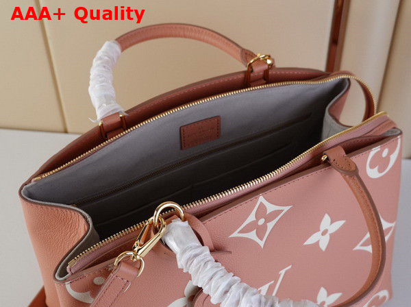 Louis Vuitton Grand Palais Bicolor Monogram Empreinte Leather Rose Trianon Creme Replica