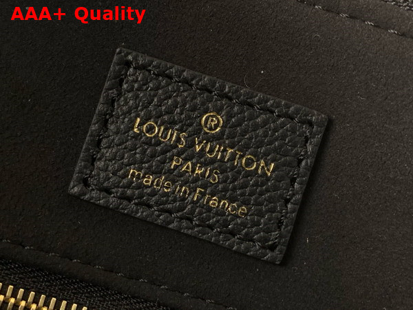 Louis Vuitton Grand Palais Tote Bag Bicolor Monogram Empreinte Leather Black Beige M45842 Replica