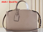 Louis Vuitton Grand Palais Tote Bag Turtledove Monogram Empreinte Leather M45833 Replica