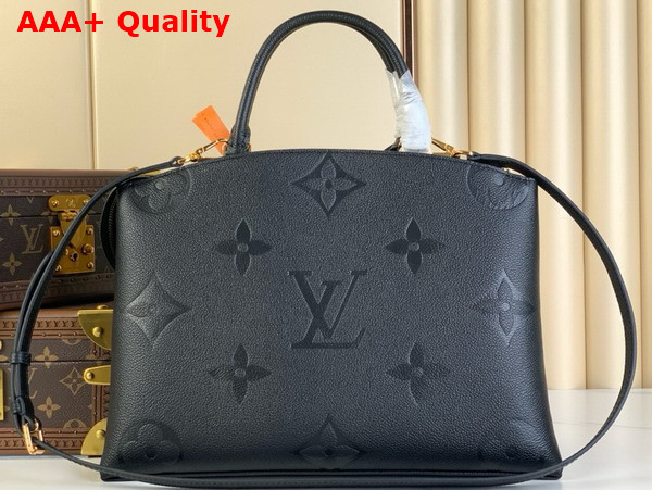 Louis Vuitton Grand Palais Tote Bag in Black Monogram Empreinte Leather M45811 Replica