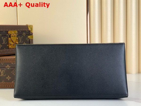Louis Vuitton Grand Palais Tote Bag in Black Monogram Empreinte Leather M45811 Replica