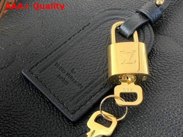 Louis Vuitton Grand Palais Tote Bag in Black Monogram Empreinte Leather M45811 Replica