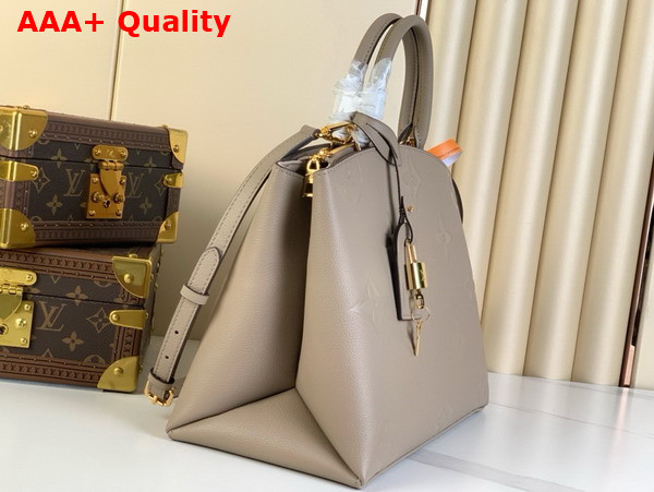 Louis Vuitton Grand Palais Tote Bag in Tourterelle Monogram Empreinte Leather M45833 Replica