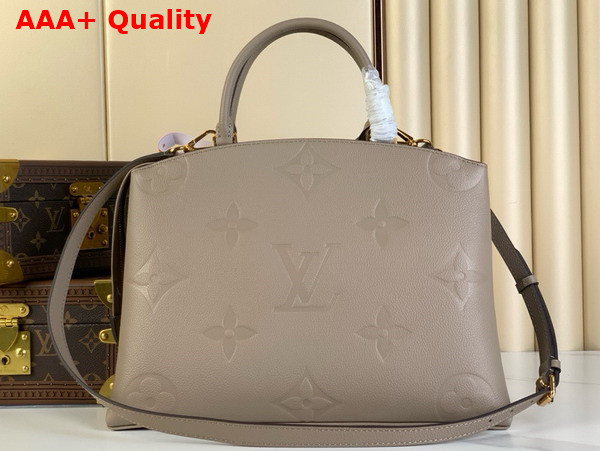 Louis Vuitton Grand Palais Tote Bag in Tourterelle Monogram Empreinte Leather M45833 Replica