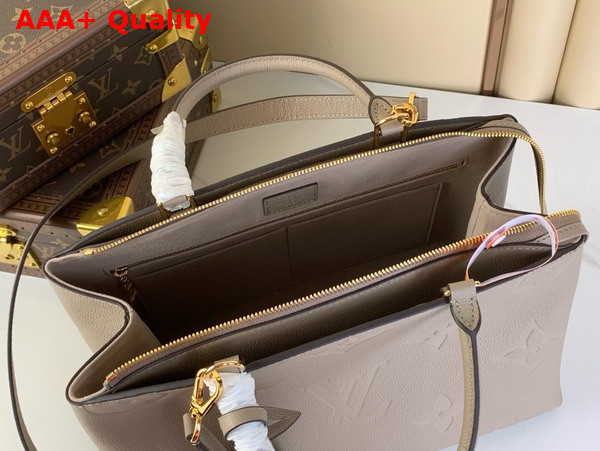 Louis Vuitton Grand Palais Tote Bag in Tourterelle Monogram Empreinte Leather M45833 Replica