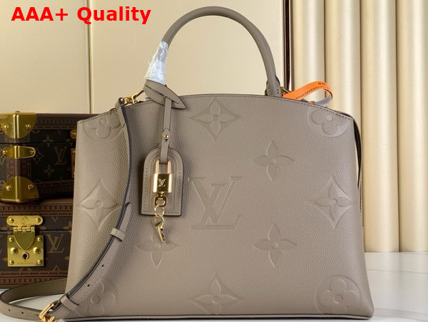 Louis Vuitton Grand Palais Tote Bag in Tourterelle Monogram Empreinte Leather M45833 Replica