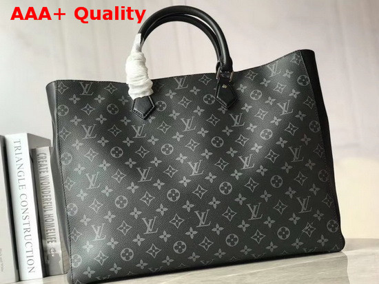 Louis Vuitton Grand Sac Tote Bag in Monogram Eclipse Canvas M44733 Replica