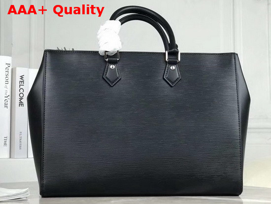 Louis Vuitton Grand Sac Tote in Black Epi Leather M55185 Replica