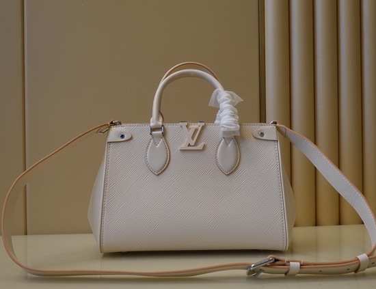 Louis Vuitton Grenelle Tote PM Bag in Quartz White Epi Grained Cowhide Leather M57681 Replica