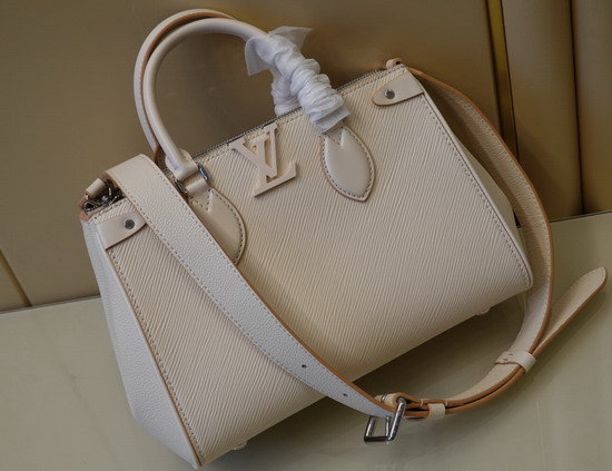Louis Vuitton Grenelle Tote PM Bag in Quartz White Epi Grained Cowhide Leather M57681 Replica
