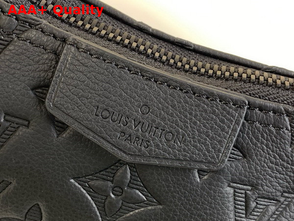 Louis Vuitton Hamac Bag PM Black Monogram Shadow Embossed Cowhide Leather M12510 Replica