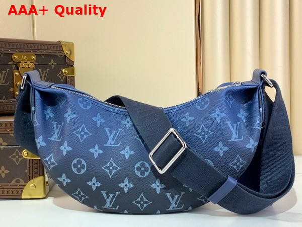 Louis Vuitton Hamac Bag PM Navy Blue Monogram Gradient Coated Canvas M11594 Replica