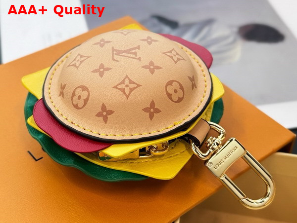 Louis Vuitton Hamburger Bag Charm in Cowhide Leather Replica