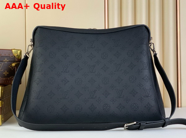 Louis Vuitton Hand It All MM Bag in Black Mahina Calfskin M24132 Replica
