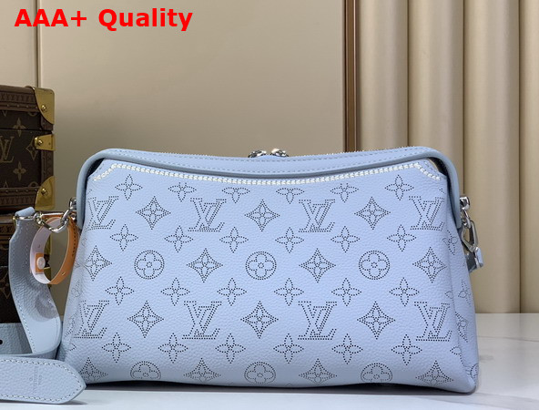 Louis Vuitton Hand It All PM Bleu Olympe Perforated Mahina Calfskin Leather with Embroidery M29317 Replica