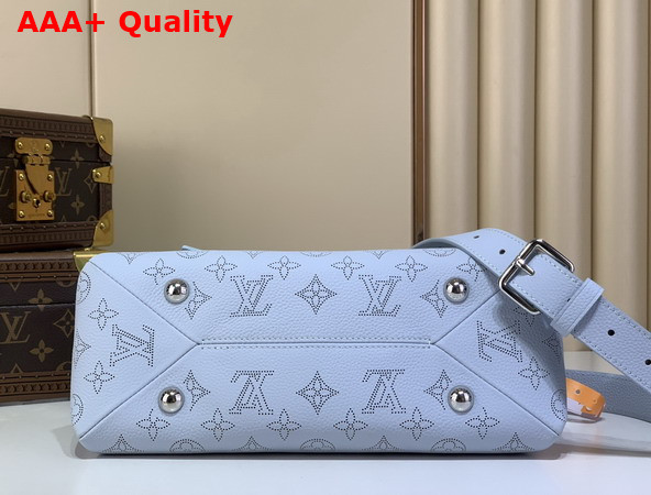 Louis Vuitton Hand It All PM Bleu Olympe Perforated Mahina Calfskin Leather with Embroidery M29317 Replica