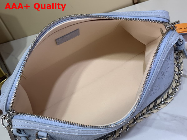 Louis Vuitton Hand It All PM Bleu Olympe Perforated Mahina Calfskin Leather with Embroidery M29317 Replica