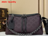 Louis Vuitton Hand it All PM Mahogany Perforated Mahina Calfskin Leather M2A652 Replica