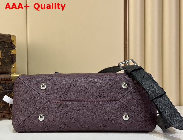 Louis Vuitton Hand it All PM Mahogany Perforated Mahina Calfskin Leather M2A652 Replica