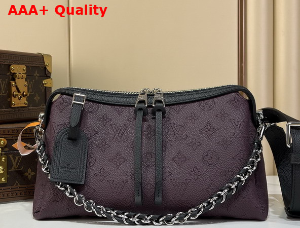 Louis Vuitton Hand it All PM Mahogany Perforated Mahina Calfskin Leather M2A652 Replica