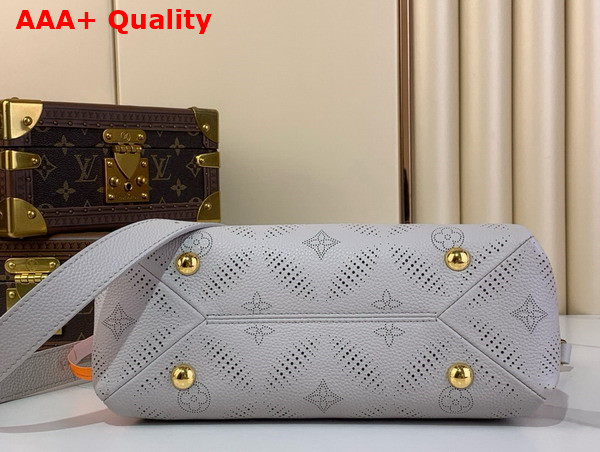 Louis Vuitton Hand it All PM Pink Gray Perforated Mahina Calfskin Leather M13157 Replica