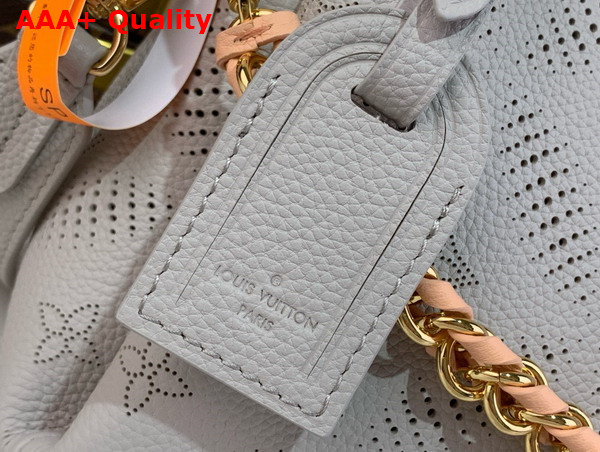 Louis Vuitton Hand it All PM Pink Gray Perforated Mahina Calfskin Leather M13157 Replica