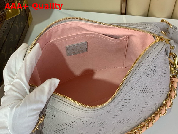Louis Vuitton Hand it All PM Pink Gray Perforated Mahina Calfskin Leather M13157 Replica
