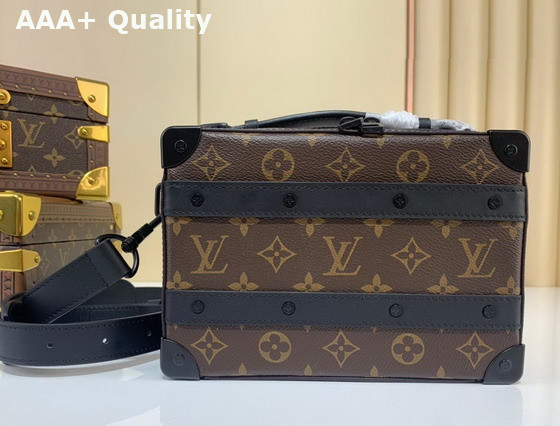 Louis Vuitton Handle Soft Trunk Monogram Macassar M45935 Replica