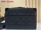 Louis Vuitton Handle Soft Trunk in Black Taurillon Monogram Leather Replica