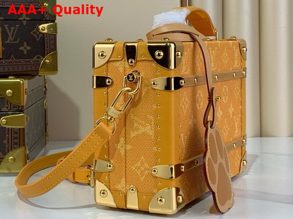 Louis Vuitton Handle Trunk in Yellow Monogram Heritage Coated Canvas M12458 Replica