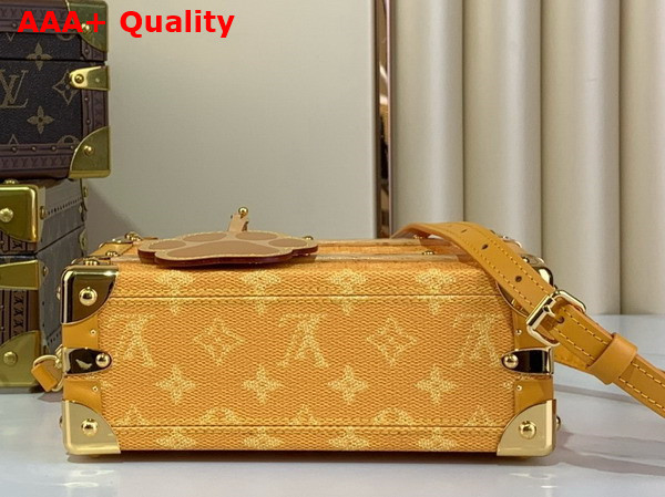 Louis Vuitton Handle Trunk in Yellow Monogram Heritage Coated Canvas M12458 Replica