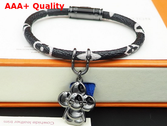 Louis Vuitton Hang It Bracelet Monogram Eclipse Canvas M8002E Replica