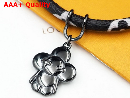Louis Vuitton Hang It Bracelet Monogram Eclipse Canvas M8002E Replica
