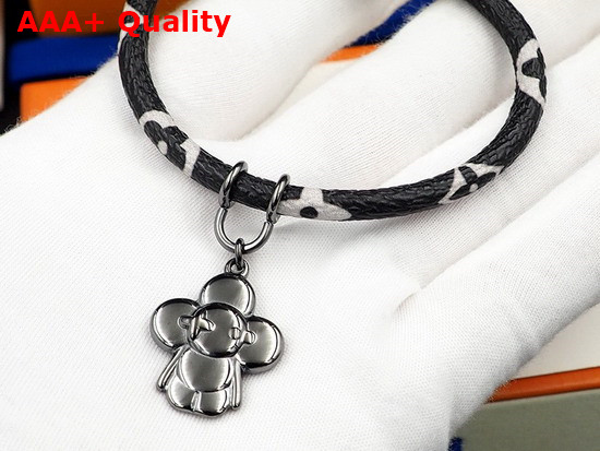 Louis Vuitton Hang It Bracelet Monogram Eclipse Canvas M8002E Replica