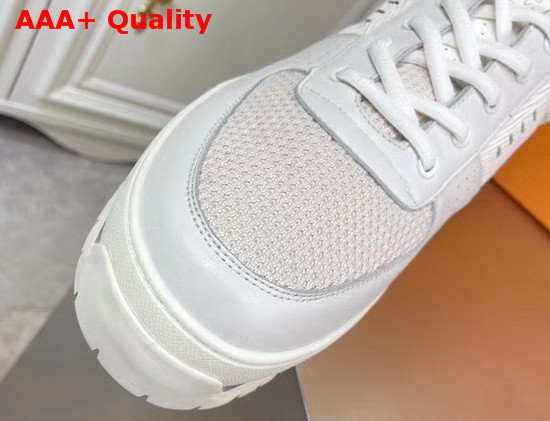Louis Vuitton Harlem Richelieu Sneaker White Epi Leather Calf Leather and Textile Replica