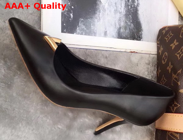 Louis Vuitton Heartbreaker Pump Black Smooth Calf Leather Replica