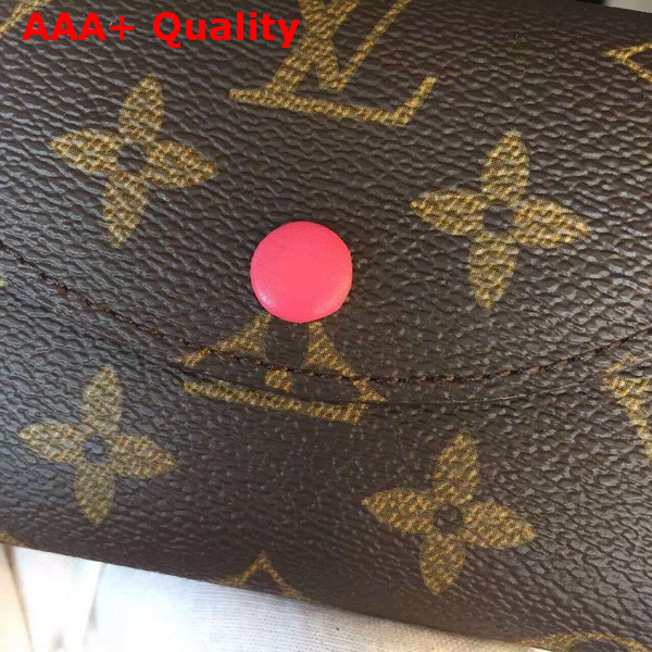 Louis Vuitton Helene Wallet Monogram with Fuchsia Interior Replica
