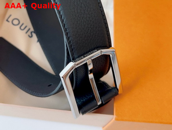 Louis Vuitton Heritage 35mm Belt in Black Leather M8632Q Replica