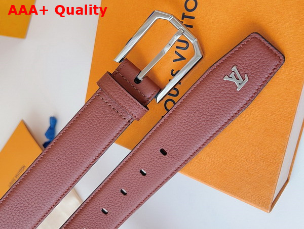 Louis Vuitton Heritage 35mm Belt in Tobacco Leather M8559Q Replica