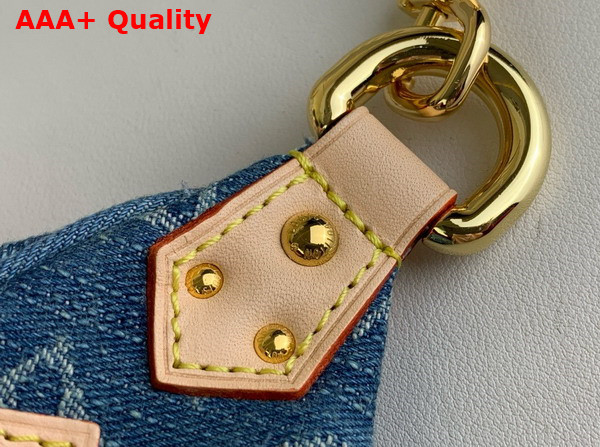 Louis Vuitton High Rise Bumbag in Blue Monogram Denim M46837 Replica