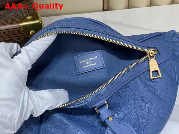 Louis Vuitton High Rise PM Denim Blue Monogram Empreinte Leather M28356 Replica