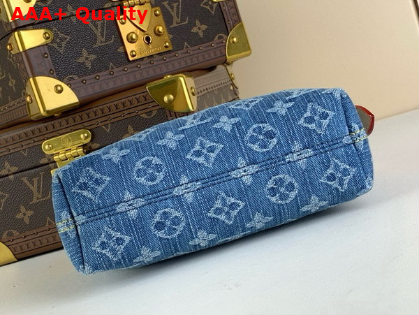 Louis Vuitton Hills Pochette in Blue Monogram Denim M82949 Replica