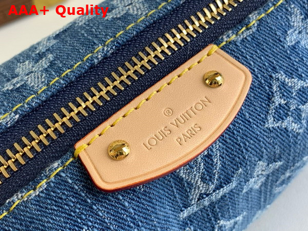 Louis Vuitton Hills Pochette in Blue Monogram Denim M82949 Replica