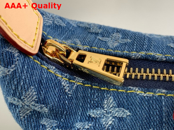 Louis Vuitton Hills Pochette in Blue Monogram Denim M82949 Replica
