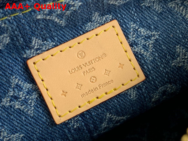 Louis Vuitton Hills Pochette in Blue Monogram Denim M82949 Replica